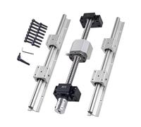 CNCYEAH Kit de guidage linéaire SBR16-300 mm Rail de guidage inoxydable avec 4 roulements linéaires SBR16UU Bloc de roulement + vis à billes SFU1605-300 mm pour imprimante 3D DIY Moteur pas à pas