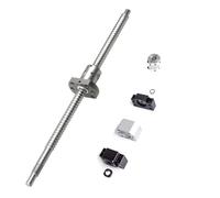 CNCYEAH Kit de vis à billes SFU1204 - 250 mm de diamètre - 12 mm et 4 mm - Avec boîtier à vis à bille et support d'extrémité - Pour pièces de machines CNC