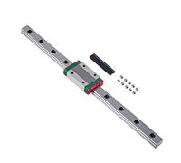 CNCYEAH MGN12H Guide de rail linéaire miniature 350 mm avec blocs coulissants MGN12H Palier linéaire bloc de guidage linéaire pour appareils automatiques, instruments de mesure de précision