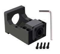 CNCYEAH Nema 23 Moteur pas-à-pas, Licol moteur, tour à haute ténacité Accessoires CNC Support moteur intégré pour moteur Nema 23 de 57 mm et BallScrew 12 mm (MBK12-57)