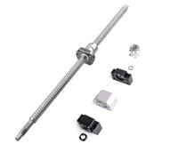 CNCYEAH Vis à bille SFU1605 - 350 mm de diamètre - 16 mm - 5 mm - Kit de vis à bille avec écrou à bille et support d'extrémité BK/BF12 - Coupleur d'écrou pour pièces de machine CNC