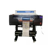 CNCZONE Imprimante UV DTF 60 cm avec tête d'impression XP600, largeur d'impression 23,6 pouces, logiciel RIP, film AB, vernis et encres 500 ml