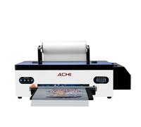 CNCZONE Rouleau et feuille d'imprimante A3 1390 DTF 2 en 1 à transfert thermique en PET directement sur film pour t-shirt