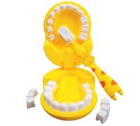 Cndiyald Modèle de Dents pour enseigner aux Enfants, Dessin animé Modèle de Dents démonstration la Girafe avec Brosse à, Hygiène Habit Cultivation Kids Dentiste Play Set, Kit Dentaire pour