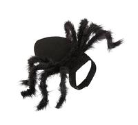 Cndiyald Spider Cat Neck Wear Spider Cat Costume Ajustement Spider Halloween Pet Neck Wear Puppy Harness Vêtements pour Halloween Festival Cosplay Party Black S 1PC