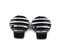 Cndocc35 Bouchons de couvercles d'accélérateur, couvercles d'accélérateur de moto Couvercles de corps de papillon noir et blanc 2 pièces de For Thruxton 1200 2016 et plus récent