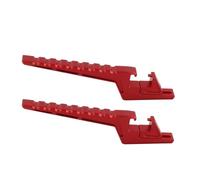 Cndocc35 Repose-pieds allongés Z-JT-073-HON, 1 paire pour repose-pieds passager E-RIDE PRO S/SS, alliage d'aluminium rouge