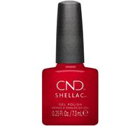 Cndrolage de pain ongles de gel de gel Shellac CND avec brosse courbe rouge / Bourgogne Polon 0,25 fl oz
