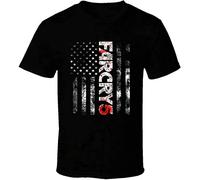 cne Men's Far Cry 5 T Shirt Farcry 5 Shirt with Us Flag M
