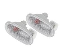 CNFCNKYULP Rétroviseur Clignotants Latéraux pour V31 pour V32 pour V33 pour V43 pour V45 pour Montero pour Pajero 1996-1998 pour Lancer pour Mirage 1992-2000(2pcs Transparent)