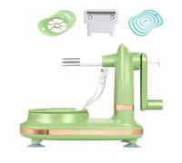 CNfhFRY Éplucheur Automatique Domestique, Ensemble de séparateurs à Fruits for Usage Quotidien, adapté aux poires, Agrumes, Pommes Terre, etc(Light Green)