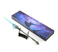 CNfhFRY Figurine de Collection entièrement métallique 30 cm avec Coffret Cadeau et Support d'exposition for Les passionnés Jeux vidéo