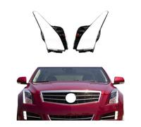 CNHEU Boîtier de Phare Compatible avec Cadillac ATS - Couvercle de lentille Transparent résistant aux Rayures(Left)