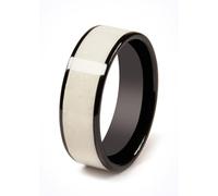 CNICK Bague de Paiement Intelligente - Bague NFC sans Contact, Design élégant, Compatible VISA et MasterCard, clé Tesla pour Modèles 3/Y/S/X/CT. (Neige, 7)