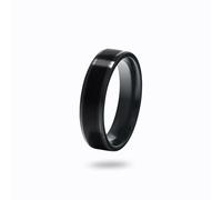 CNICK Bague de Paiement Intelligente - Bague NFC sans Contact, Design élégant, Compatible VISA et MasterCard, clé Tesla pour Modèles 3/Y/S/X/CT. (Noir, 8.5)