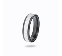 CNICK Bague de Paiement Intelligente - Bague NFC sans Contact, Design élégant, Compatible VISA et MasterCard, clé Tesla pour Modèles 3/Y/S/X/CT. (Neige, 8.5)