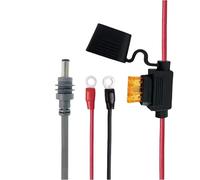 CNImpetus Câble d'alimentation de batterie 300 V CC 18 AWG gris pour Snline Starlink Mini Blade 7,5 A porte-fusible avec câble étanche et 200 cm