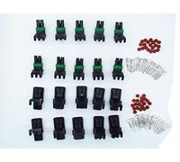 cnkf 10 jeux Delphi GM haltech Carte 2 broches mâle et femelle étanche weatherpack connecteur automatique 12015782/12010973