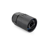 CNLINKO YT-RJ45 Connecteur imperméable IP65 Connecteur circulaire industriel Connecteur de boîtier PBT Connecteur aviation Connecteur de pour câble RJ45 Connecteur mâle