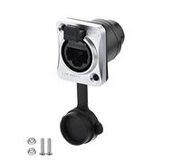 CNLINKO YT-RJ45 Connecteur industriel étanche aéronautique circulaire IP65, CAT5 8P8C pour réseaux domestiques