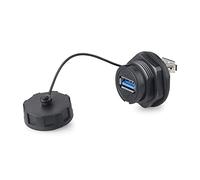 CNLINKO YU-USB3.0 Connecteur imperméable IP65 Connecteur circulaire industriel Connecteur de boîtier PBT Connecteur aviation Connecteur de transfert de données Prise femelle