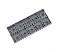 CNMG 432-TF et CNMG 120408-TF Lot de 10 inserts indexables pour le travail du métal de tour, qualité IC907, finition et finition, alliage dur