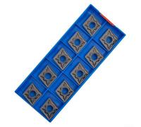 CNMG 432HM Lot de 10 inserts en carbure CNMG 120408HM PC9030 pour tour CNC en acier inoxydable à charge moyenne à élevée Coupe en fonte