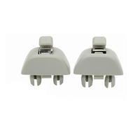 CNMNDE 2 crochets de fixation for pare-soleil, compatibles avec VW, Passat, Polo Up, Skoda, Citigo Rapid, SEAT, MII 6RD857561 Fixation pour pare-soleil de voiture