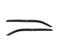 CNMNDE Déflecteurs d'air for pare-brise de voiture, Convient for Isuzu, D-MAX 2012-2019, noir mat, double cabine, accessoires déflecteurs de vent et de pluie