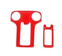CNMNDE Garniture de panneau central, Convient for Great Wall/GWM/WEY/TANK 300 2022 2023 Garniture centrale du tableau de bord(Red Style)