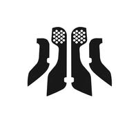 CNMNDE Lot 4 Autocollants Anti-coups Pied For Portière Latérale, Convient for Accord 9e Et 9.5e 2015-2016 Protection de bord de portière de voiture