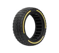 CNMNDE Pneu plein for scooter électrique, compatible avec Dualtron, Mini, Speedway, pneus sans chambre à air Leger, 8,5 pouces, x 2, tout-terrain Pneu plein pour trottinette électrique(Yellow)