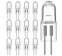 CNMTCCO Ampoules halogènes G4 12 V 20 W, lot de 12, ampoules à 2 broches, blanc chaud 2700 K, intensité variable, sans scintillement