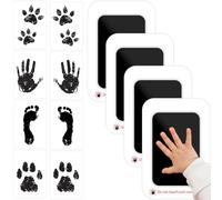 CNMTCCO Ensemble d'Empreintes de Bébé 4 Pièces - Empreintes de Pattes sans Contact pour Chien - Fournitures de Premiers Soins pour Nouveau-Nés
