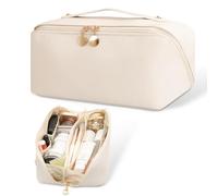 CNMTCCO Grande Capacité Trousse, Étanche Trousse de Toilette Femme Voyage, Portable Trousse de Maquillage Voyage, Cadeau Parfait Femme, idée Cadeau Fille Unique