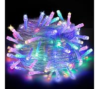 CNMTCCO Guirlande lumineuse, 5M50LEDs Guirlande lumineuse batterie extérieure avec 6h de minuterie, Petite guirlande lumineuse intérieure pour Noël,mariage,chambre à coucher décoration (Coloré)