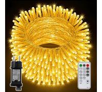 CNMTCCO Guirlande Lumineuse Intérieur Exterieure 40M 400LED Guirlande Lumineuse Sapin de Noel Lumiere Sapin Led Electrique Deco Guirlande Noel Blanc Chaud