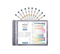 CNMTCCO Lot de 25 bandelettes de test 16 en 1 pour l'eau potable, pour spa, analyse de la qualité de l'eau du robinet, dureté totale, cuivre, plomb, nitrate, piscine, pH, chlore, brome et alcalinité