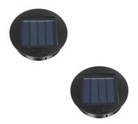CNMTCCO Pièces de Rechange pour Lampes Solaires, Lot de 2-4, 8CM/3.1inch, 1.2V 600mAh, Panneau Solaire LED Étanche IP44 pour Lanterne Suspendue, Décoration de Jardin, Terrasse, Table (2)