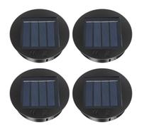 CNMTCCO Pièces de Rechange pour Lampes Solaires, Lot de 4, 8CM/3.1inch, 1.2V 600mAh, Panneau Solaire LED Étanche IP44 pour Lanterne Suspendue, Décoration de Jardin, Terrasse, Table