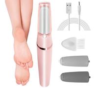 CNMTCCO Râpe électrique pour callosités - Kit de pédicure électrique - Rechargeable - Enlève les callosités - Soin des pieds pour pieds durs, peaux mortes et gercées