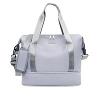 CNMTCCO Sac 40x20x25 Ryanair Valise Cabine 45x36x20 Easyjet Petit Sac de Voyage Extensible Bagage Avion Sac de Sport pour Voyage Sport Sac Weekend avec Bandoulière (Gris)