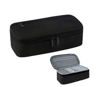 CNMTCCO Trousse à crayons 5 compartiments, grande capacité, grande taille, trousse pour adolescent, unisexe, Noir , Grande trousse à crayons