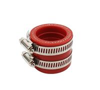 CNMVCJSAR Carburateur Carb pour MIKUNI Moto Carburateur Caoutchouc 33 35 40 45mm Adaptateur Entrée Tuyau D'admission pour OKO Carburateur Manchon Kit Carburateur(Rood,45mm)