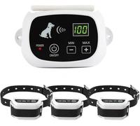 CNNONE Système à Distance de clôture pour Chien sans Fil KD-661 Gros Chiens Dispositif de clôture électronique Collier de Dressage pour Animaux de Compagnie étanche Choc électrique réglable 1with3