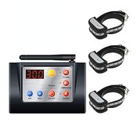CNNONE Système de clôture électronique sans Fil pour Chien de Compagnie 2 en 1 et Collier de Dressage pour Chien Bip Choc Vibration Formation et Fonction de clôture pour3chiens