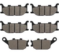 Cnornus Plaquettes de Frein Avant et Arrière pour YAMAHA FZ6 NS FZ6-NS Naked 600 2005 2006 XJ6 SP 2013 FZ6 Fazer 2004-2007 FZ6 Fazer 600 2004-2007