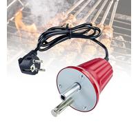 CnosDB Moteur Tourne Broche de Barbecue, 220V-240V Moteur de Grill ExtéRieur Portables Accessoire pour Support de RôTi de Barbecue pour Viandes RôTies Cochon de Lait RôTi Pique-Nique