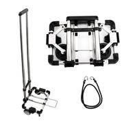 CNQLIS Chariot à Main Pliable Portable Compact Mini léger pour Voyage/Voiture/déménagement/Bureau, 30,5 cm x 23 cm, s'adapte à la Plupart des Sacs à Dos, Chariot à Main léger de 25 kg