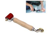 CNQLIS Rouleau de couture en silicone à double extrémité/laiton avec rouleau de couture en silicone pour toiture monocouche PVC/TPO/EPDM et outils de soudure à air chaud